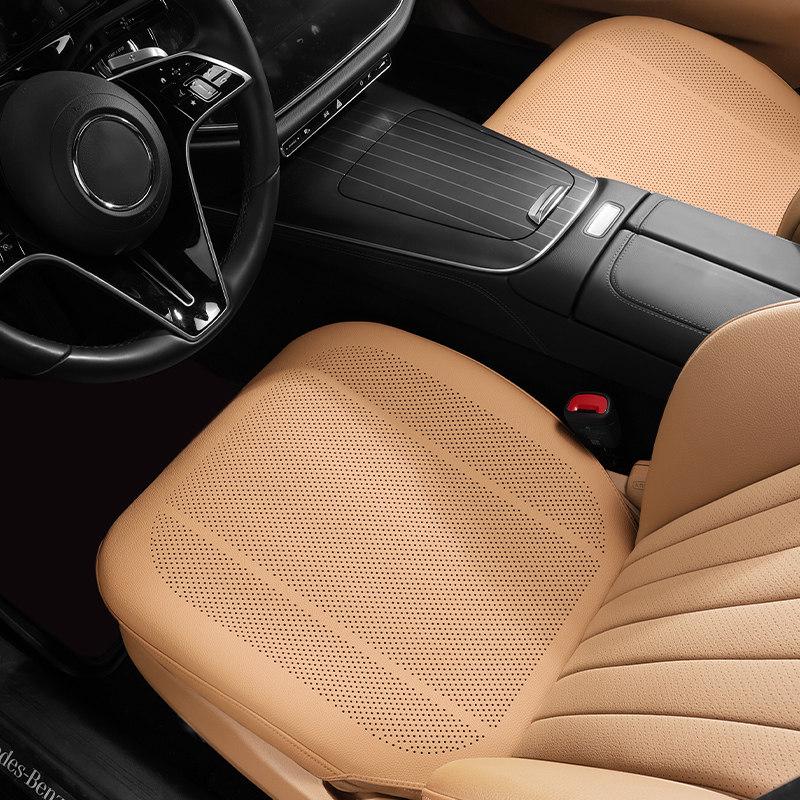 Подушка на сиденье из кожи наппа для Geely Galaxy L6, E5, E8 - Всесезонная, Универсальная посадка, Полное покрытие.