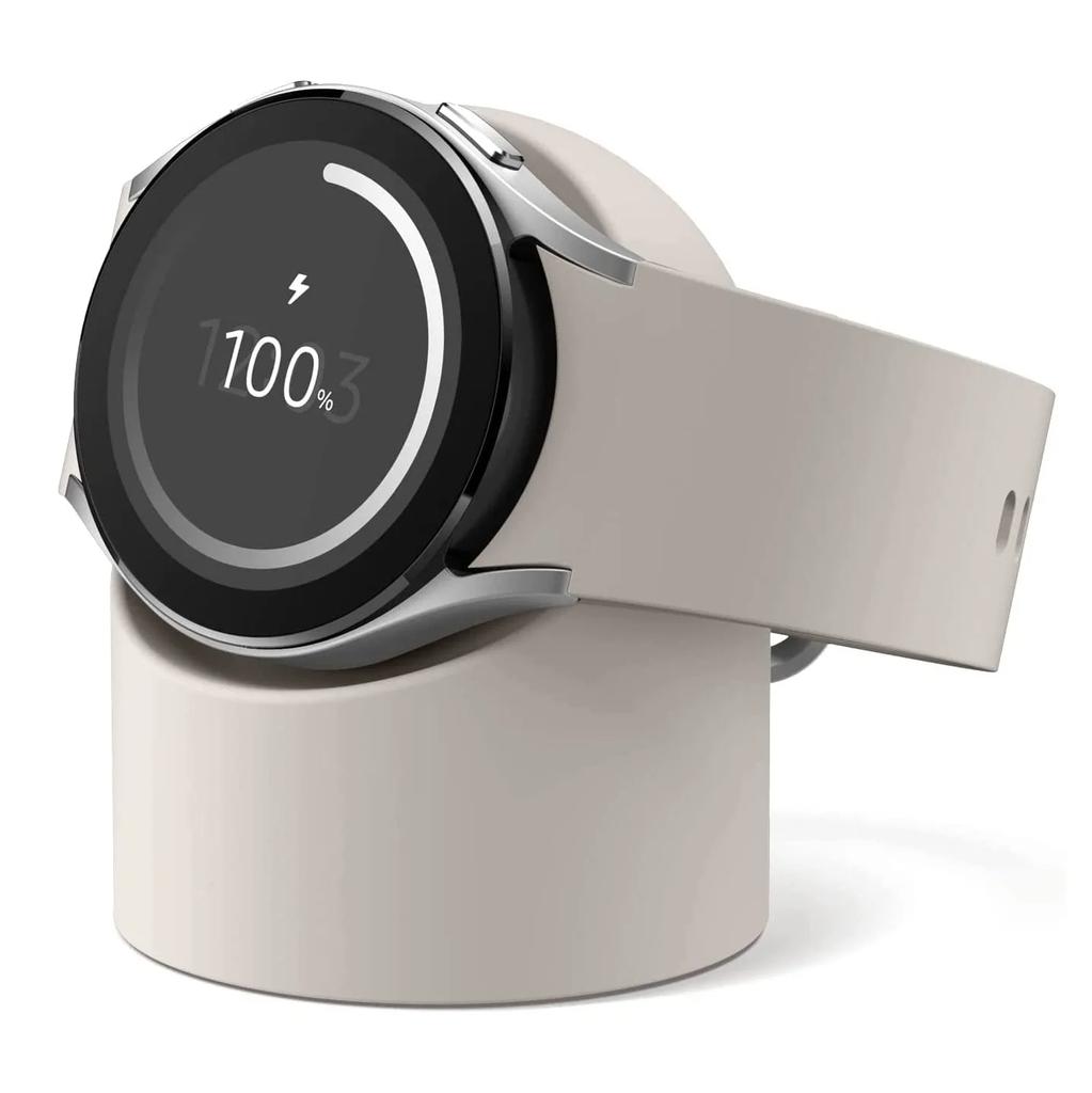 Силиконовая зарядная подставка для Samsung Galaxy Watch 8/7/6/5/4 40мм 44мм Ultra 2025 Место для хранения Watch 8/6/4 Classic 47мм 46мм 43мм