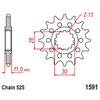 For Yamaha MT-07 MT07 MTN690-A 2014-2024 Tracer 700 2017-2024 525-16T Motorcycle Front Sprocket