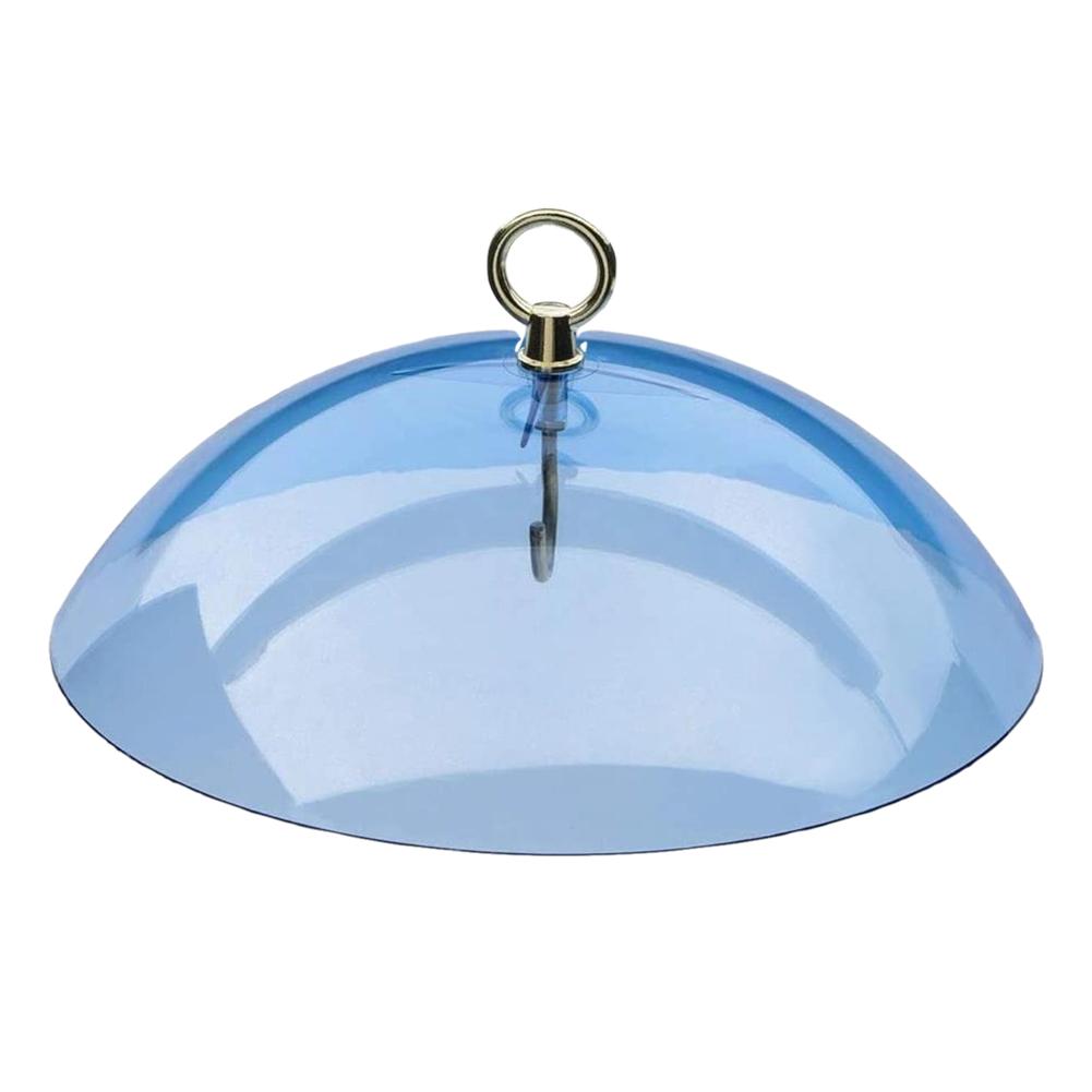 26 Cm Weather Rain Guard No Tool Install Clear Baffle Weather Guard Durable Weather Resistant for Outdoor Wild Bird Seed Feeder