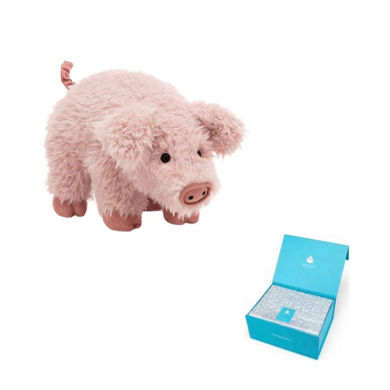Jellycat Серия Домашние Животные SUPER SOFTIES Коли Фи Поросенок Милая Розовая Кукла Плюшевая Фигурка Высота 24 см