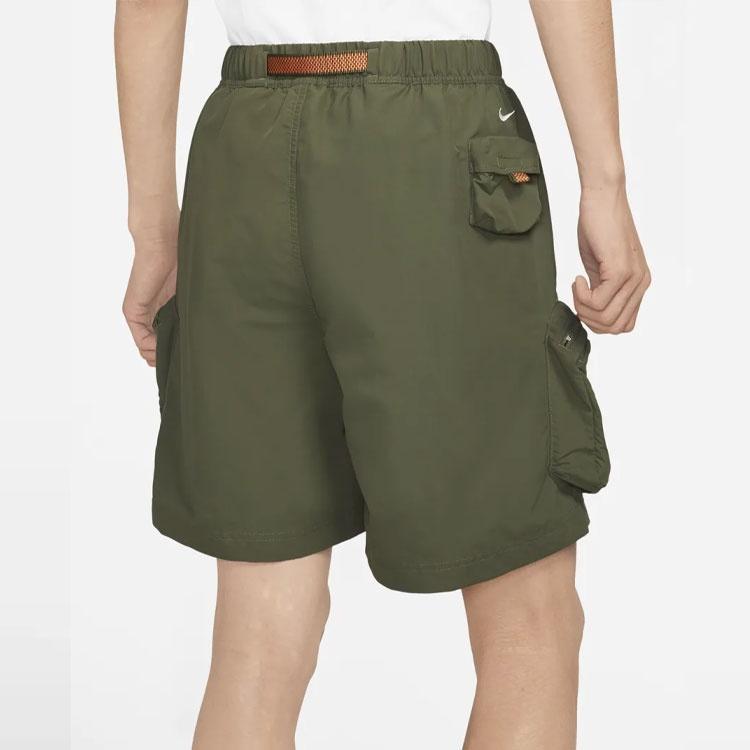 Men's Nike ACG Snowgrass Solid Color Cargo Shorts Green Gift to Boyfriend DN3946-325