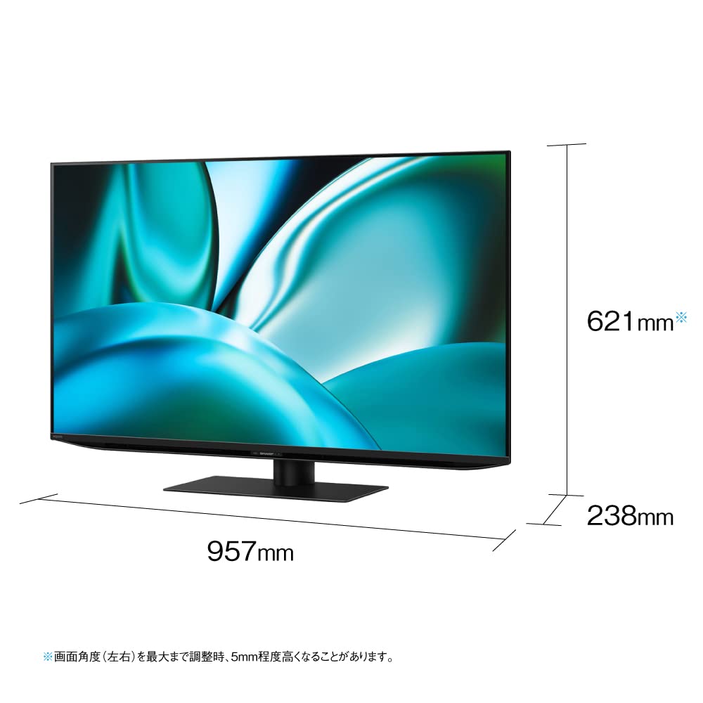Sharp 43V 4K LCD TV AQUOS Панель Новый AI Google TV 4T-C43FN2 N-Black (Модель 2023 г.)