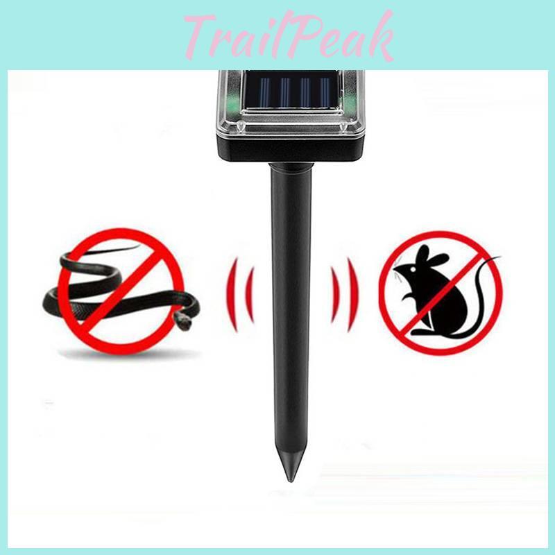 Питание от солнечной энергии Квадратный Ультразвуковой Отпугиватель Змей и Грызунов Электронный Инструмент Вредитель