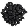 Galets polis - VIDAXL - Noir - 25 kg - Décoration Aquarium - Plantes Jardin