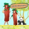 PIENSE Cosplay Costume, Tree Fairy Kigurumi, Halloween Costume, Christmas Costume, Party Costume, Event Costume (170cm)