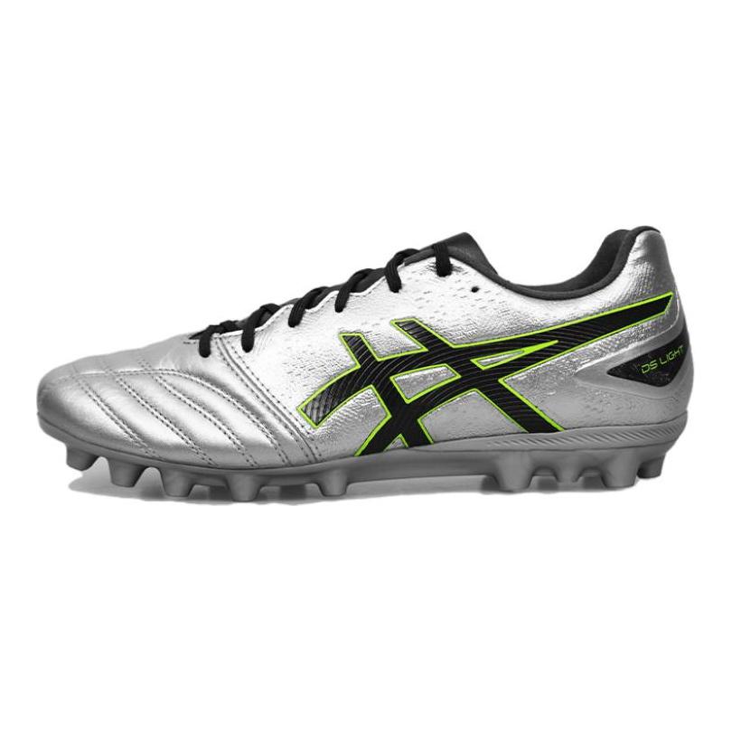 Asics AG Искусственное Заземление Амортизация, Износостойкие Футбольные Бутсы Унисекс Серебристо-Серые Кроссовки 1103A116-021