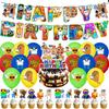 Theme Birthday Party Decoration Birthday Flag Balloons Cake