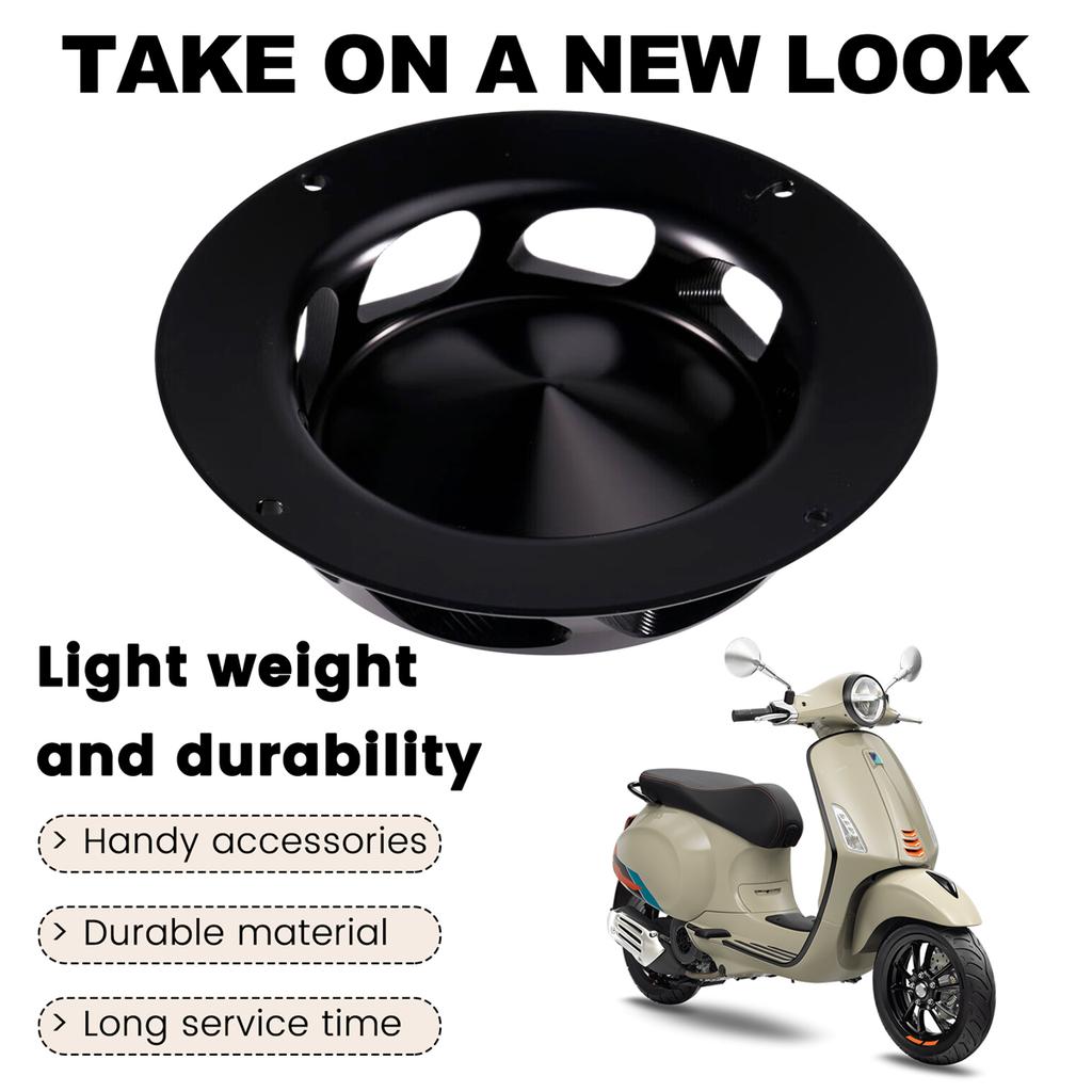 A81P-Motorcycle Accessories Engine Cover Fan Cover Protector Radiator Guard For Vespa Sprint150 Sprint Primavera 150