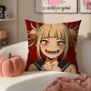 Популярная наволочка для подушки Himiko Toga My Hero Academia, короткий плюш, скрытая молния, чехол для диванной подушки