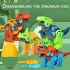 Disassembly Assembly Dinosaur Egg Model Building Blocks DIY Puzzle Kids Toy