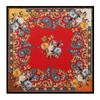 Floral Printed Women's Scarf Bohemian Neckerchief Hijab Silk Scarf Square Shawl  Sunscreen Cover