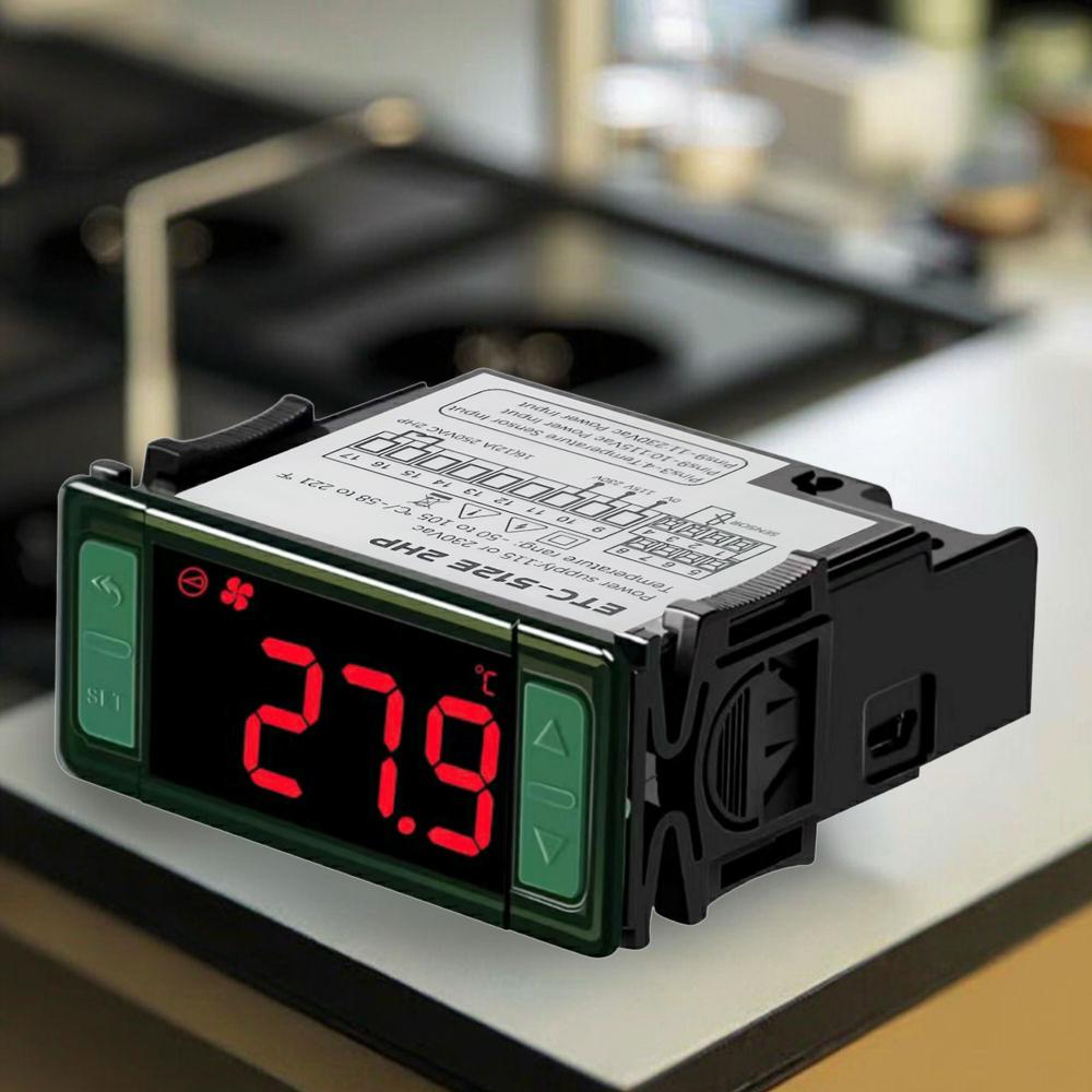 AC115/230V Двухнапряженный Цифровой Дисплей Термостат с Контролем Температуры Реле Терморегулятор Контроллер Температуры Отопления Охлаждения