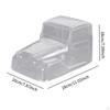 RC Truck Body Shell Clear Unpainted Realistic DIY 11.02'' Classic Model Car