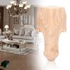Durable Cabinet Legs Brown Sofa Replacement Legs Retro Carved Feet European Carved Legs  Sofa