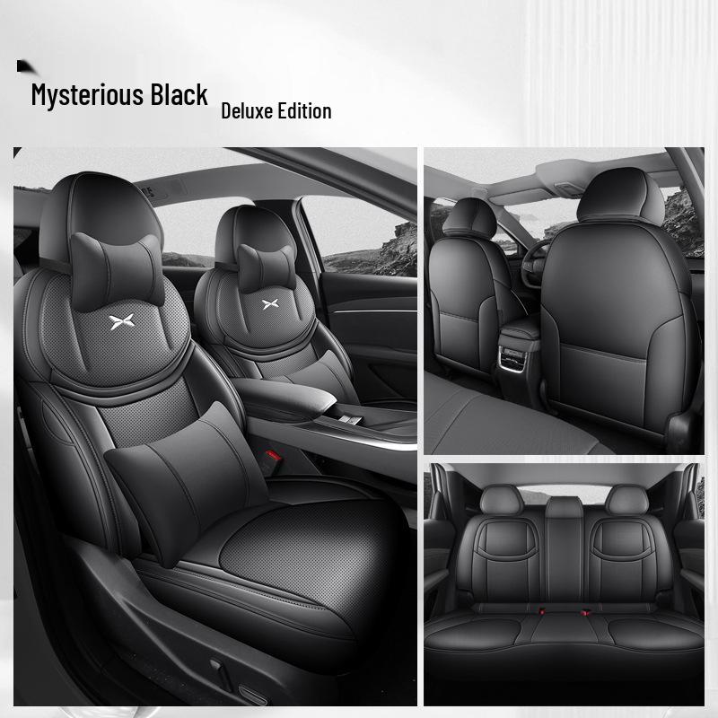 XPeng MONAM03 Leather Car Seat Cushion Set - Universal All-Season Full Coverage for Five Seats