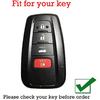 Кожаный чехол-брелок для автомобильного ключа Toyota Подходит для Toyota Highlander 2024 Camry XLE RAV4 2025 C-HR Corolla 4Runner Prius Prado GT86 Брелок Ручная работа