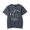 Funny Horse And Girl You Are My Happy Place Print T-shirts Summer Short Sleeve Tee Shirts For Women Round Neck Ladies Personalized Tops