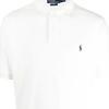 Polo Ralph Lauren SS22 Однотонная хлопковая футболка-поло с вышитым логотипом, короткий рукав, мужская одежда, Белый 710850860-021