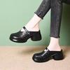 Baotou Breathable Slippers Women's Summer Outer Wear 2025 Summer New Thick Heel Thick Sole Hollow One Pedal Super Soft Women's Shoes