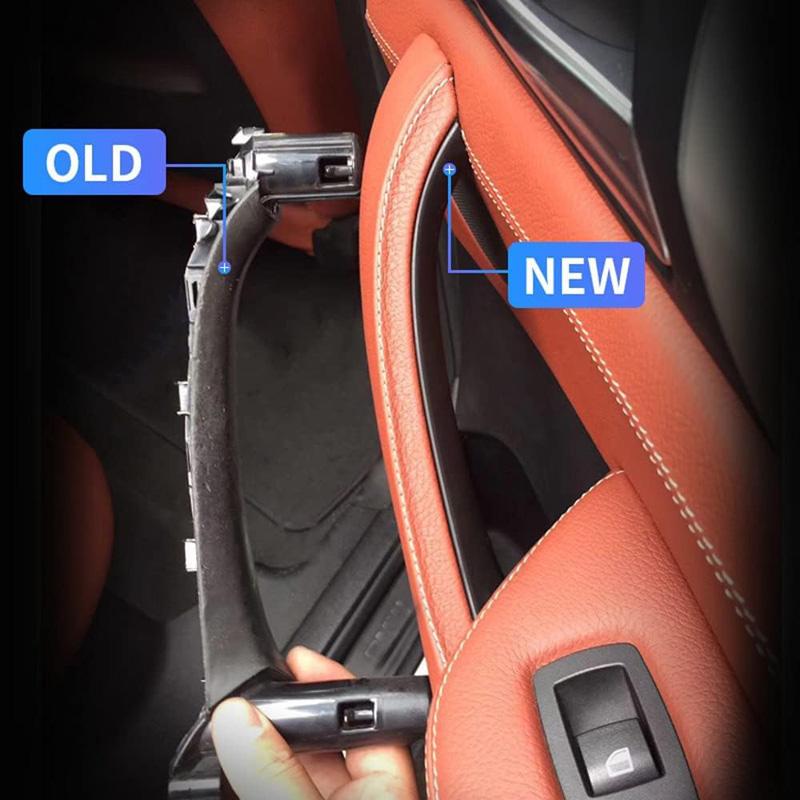 Черная ручка внутренней двери для BMW X3 F25 X4 F26 2011-2017, 4 шт./компл., подходит только для модели с левым рулем