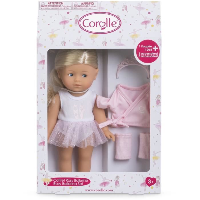 Coffret poupée - COROLLE - Mini Corolline Rosy Ballerine - 20 cm - Des 3 ans