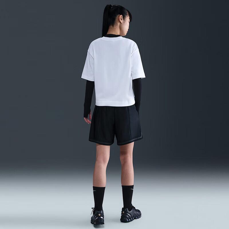 Nike Женская футболка AS W NSW Luxe с коротким рукавом, свободного кроя