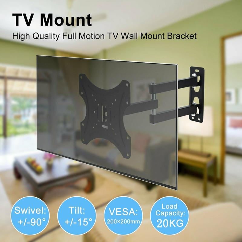 TV Wall Bracket Wall Bracket LCD Plasma Tiltable Swiveling LED 14-42 Inches
