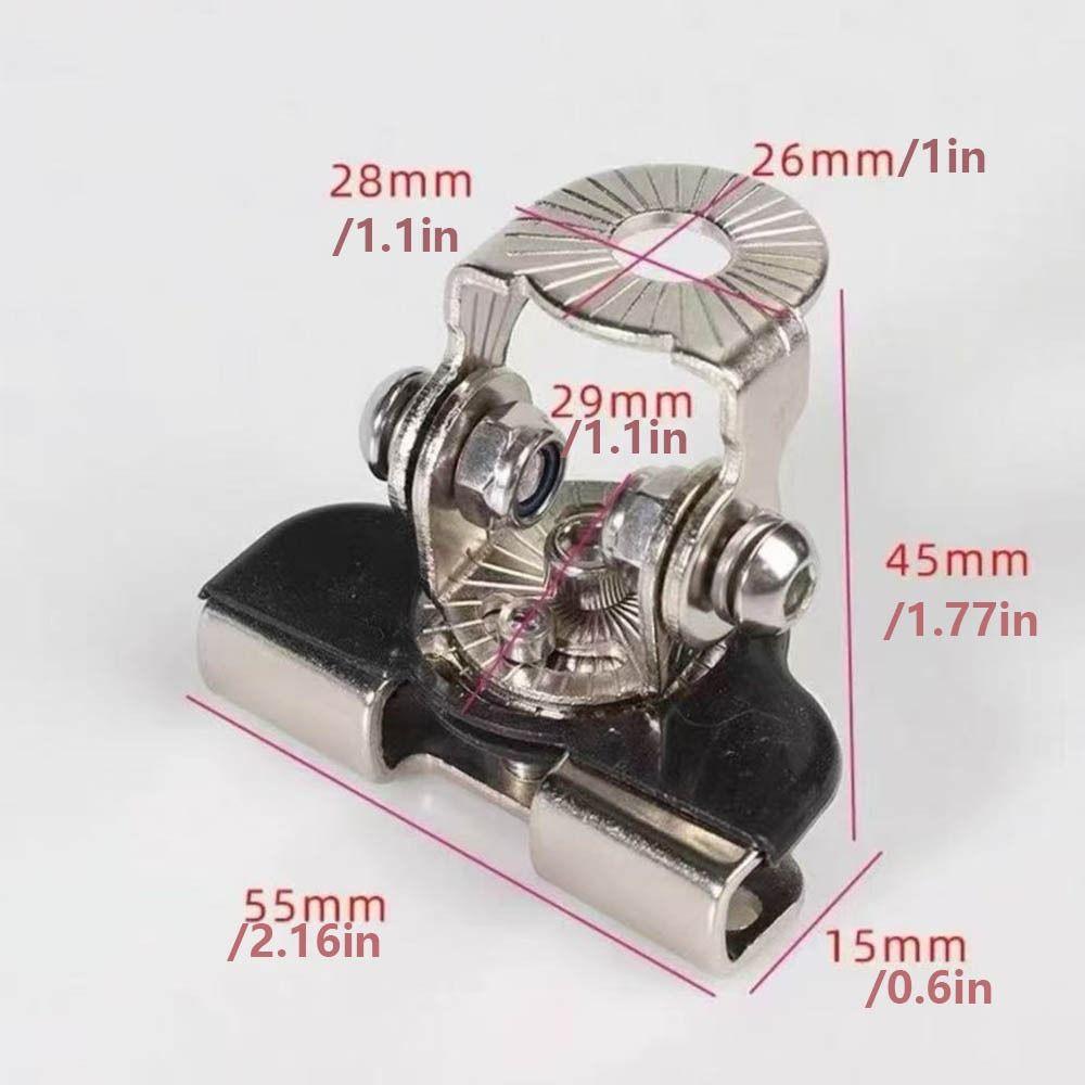 2Pcs Adjustable Pillar LED Light Mounting Holder Spotlight Grille Mount Vehicle Lighting