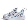 Hello Kitty x adidas Superstar 360 I Белые кроссовки для малышей с принтом по всей поверхности, облачно-белые, небесно-голубые, сияюще-голубые IF7019