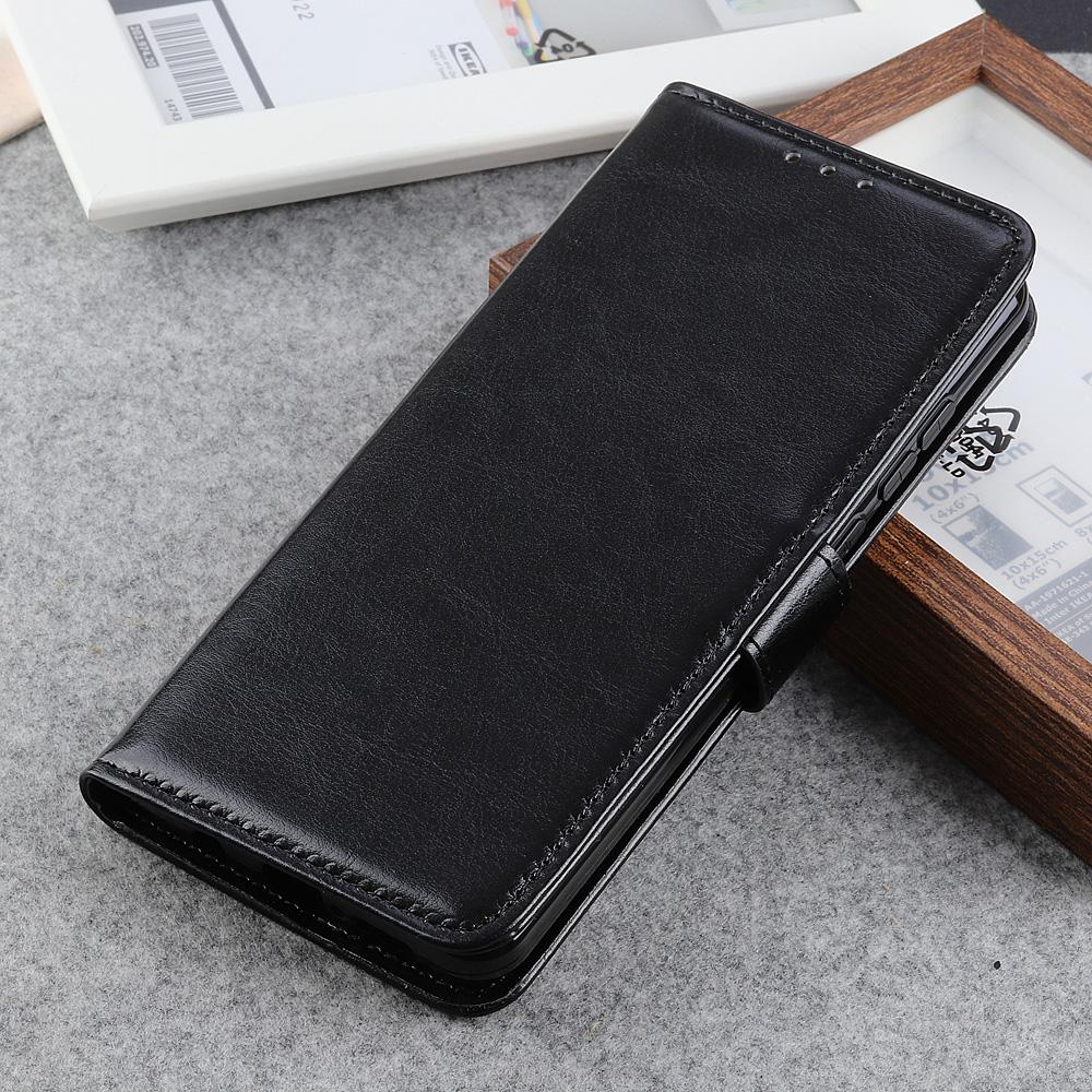 PU Leather Phone Case for Motorola Moto G53 5G/G13 4G/G23 4G,Crazy Horse Texture Stand Wallet Phone Cover