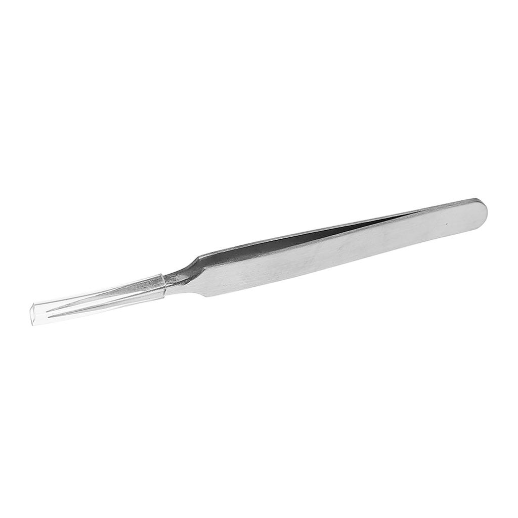 Нержавеющая сталь Пинцет для удаления черных точек Beauty Nipper Инструмент для макияжа (Крючок с загнутым кончиком 8,7 см)