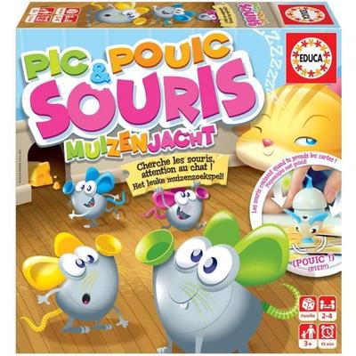 Игра в карты - EDUCA - PIC & POUIC SOURIS - Многоцветный - 2 игрока или больше - 3 года