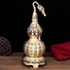 Открывающиеся ornaments-тыквы из чистой меди с подставкой: Большие и Маленькие, Сто Благословений, Идеально для Дома или Офиса