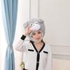 Головной убор шнауцера, плюшевый головной убор, фотореквизит, фотореквизит, мультяшный головной убор, фотореквизит
