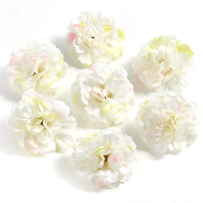 10Pcs Silk Rose Artificial Flowers for Home Decor Wedding Decoration Supplies DIY Bride Crafts Wreath Accessories Fake Flowers