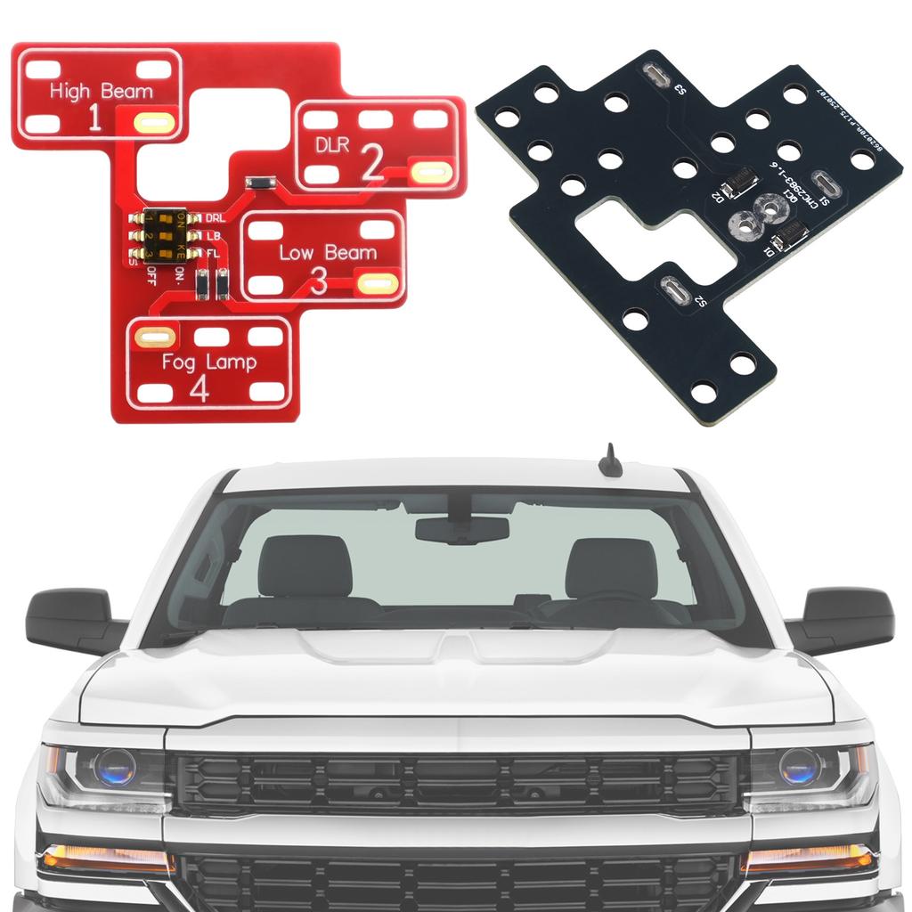 Customizable 6 & 8 High Mod Plug & Play Installation Light Module for Chevy Sierra 1500/2500/3500 Classic 2003-2007