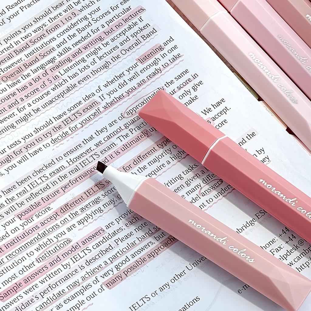 4 шт. Morandi Color Highlighter маркеры набор градиентных цветов кисть наконечник для рисования живопись