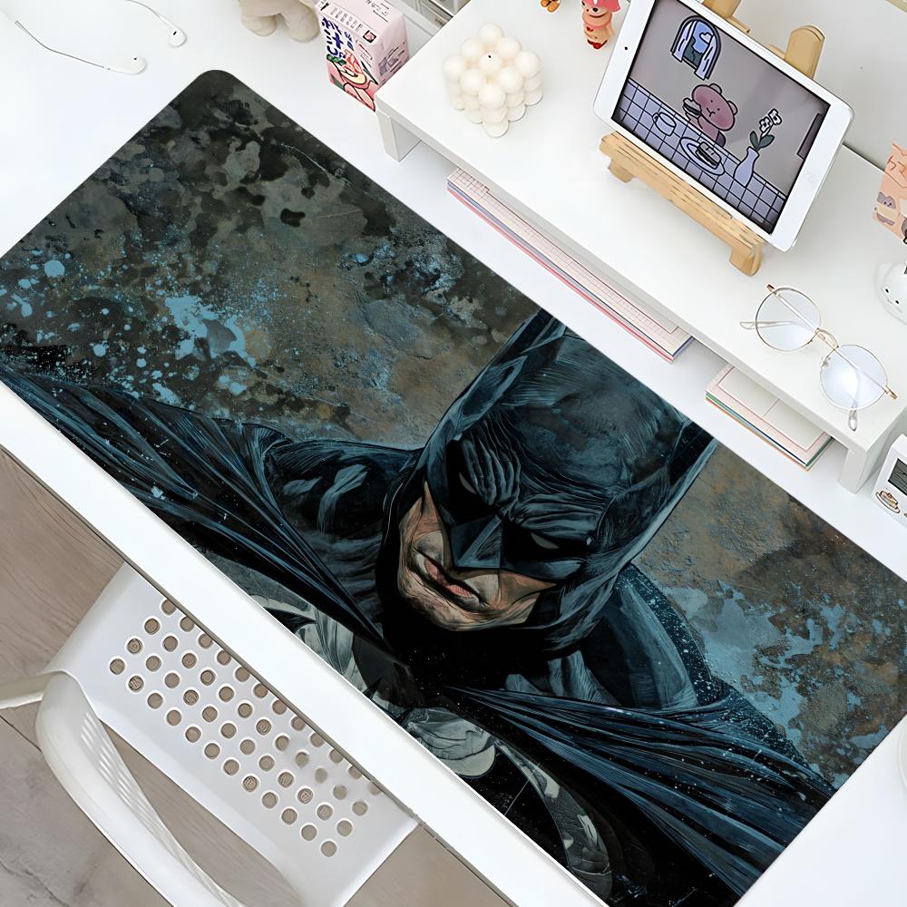 B-BatmanS Игровой коврик для мыши с блокирующим краем Большой для компьютера Игрока Большой Резиновый Аниме Арт Коврик для мыши Ноутбук Настольный коврик
