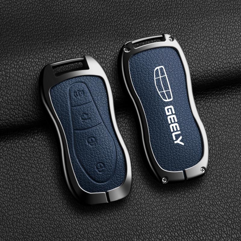 Чехол для ключа Geely: Совместимо с моделями Emgrand, Xingyue L, Boyue, Xingrui, Icon, Binyue, Coolray, Vision X6 GS.