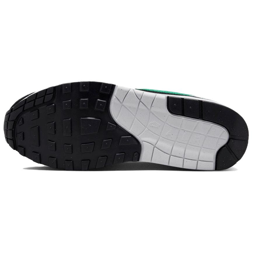 Nike Air Max 1 Black Stadium Зеленые мужские кроссовки Белая чистая платина FN6952-100