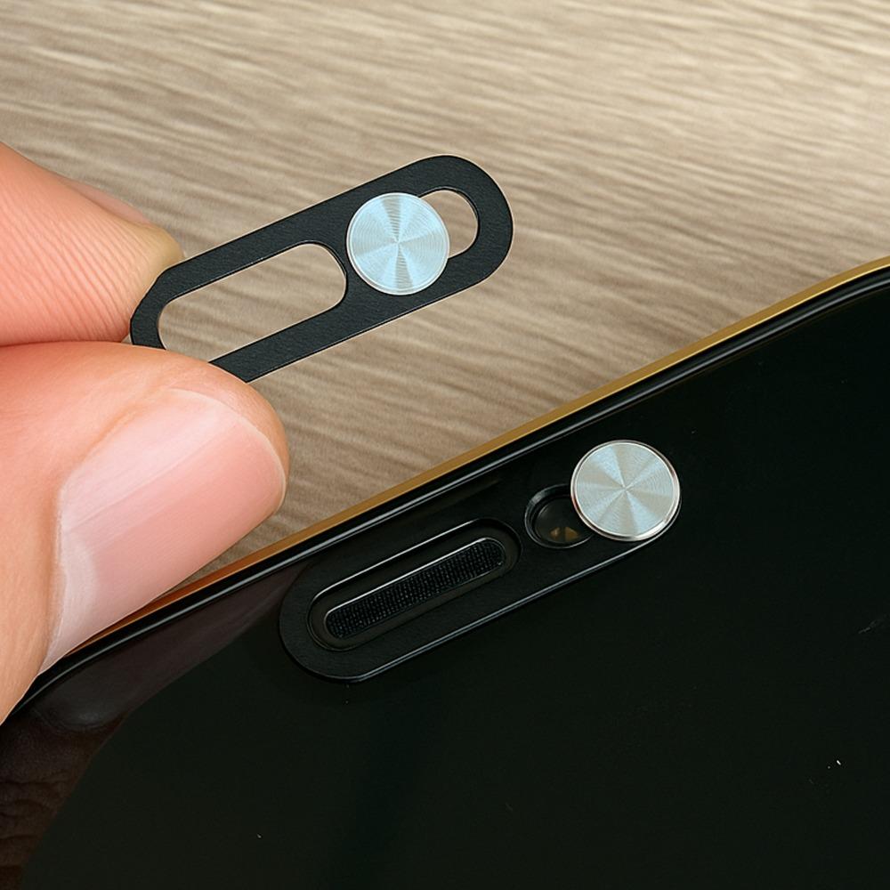 1-2 шт. Черная крышка для веб-камеры для iPhone, защита от хакеров, шторка, защита конфиденциальности, сдвижная заслонка, защита от подглядывания для камеры смартфона, ноутбука
