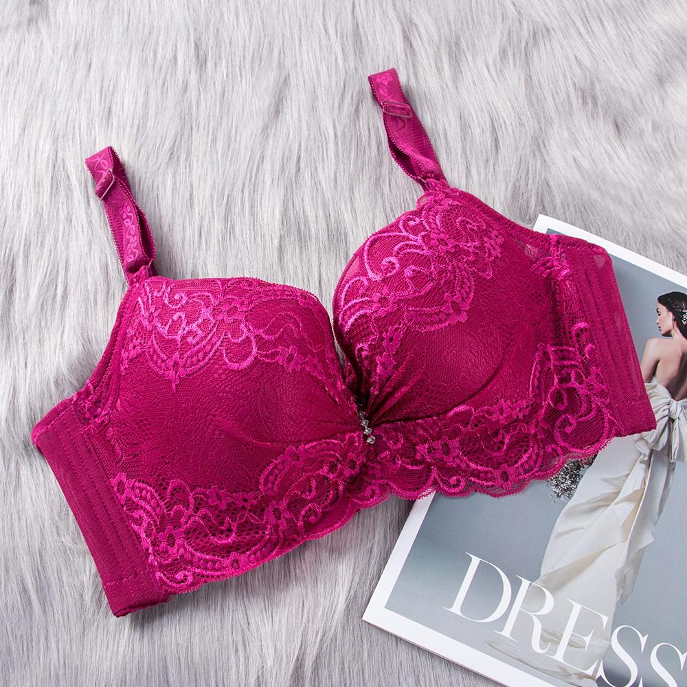 Women's Bra Plus Size 80-105 C/D Push Up Bralette Bra  Sexy Lace Intimates Lingerie Undrwear Underwire Bra