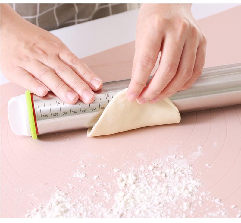 Очень большой силиконовый коврик для выпечки, антипригарный утолщенный коврик для раскатывания теста, кондитерский коврик для замеса, кондитерский торт, кухонные гаджеты