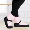 Dance Practice Shoes Women's Winter Thick-soled Foot Pads Cotton Shoes Ballet Shoes Plus Velvet Warm Dancing Short Boots