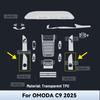For OMODA C9 2025 TPU Car Navigation Screen Film Central control Protective Sticker Anti-scratch Interior Accessories