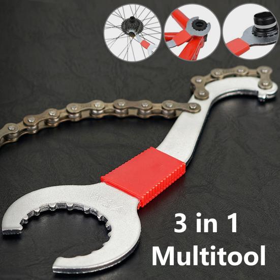 Многоцелевой инструмент для велосипедной цепи, точный зубец, удобный для хранения, термообработка, ключ для снятия маховика, инструменты для ремонта