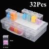 32/64 Grid Transparent Visible Organizer Bead Handle Separate Grids Diamond Painting Rhinestone Storage Box