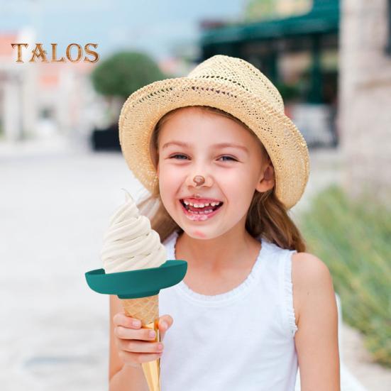 Держатель для мороженого из силикона, легкоочищаемый держатель для мороженого, не капающий держатель для палочек для мороженого, подставка для рожков мороженого для дома, кухни, путешествий на открытом воздухе