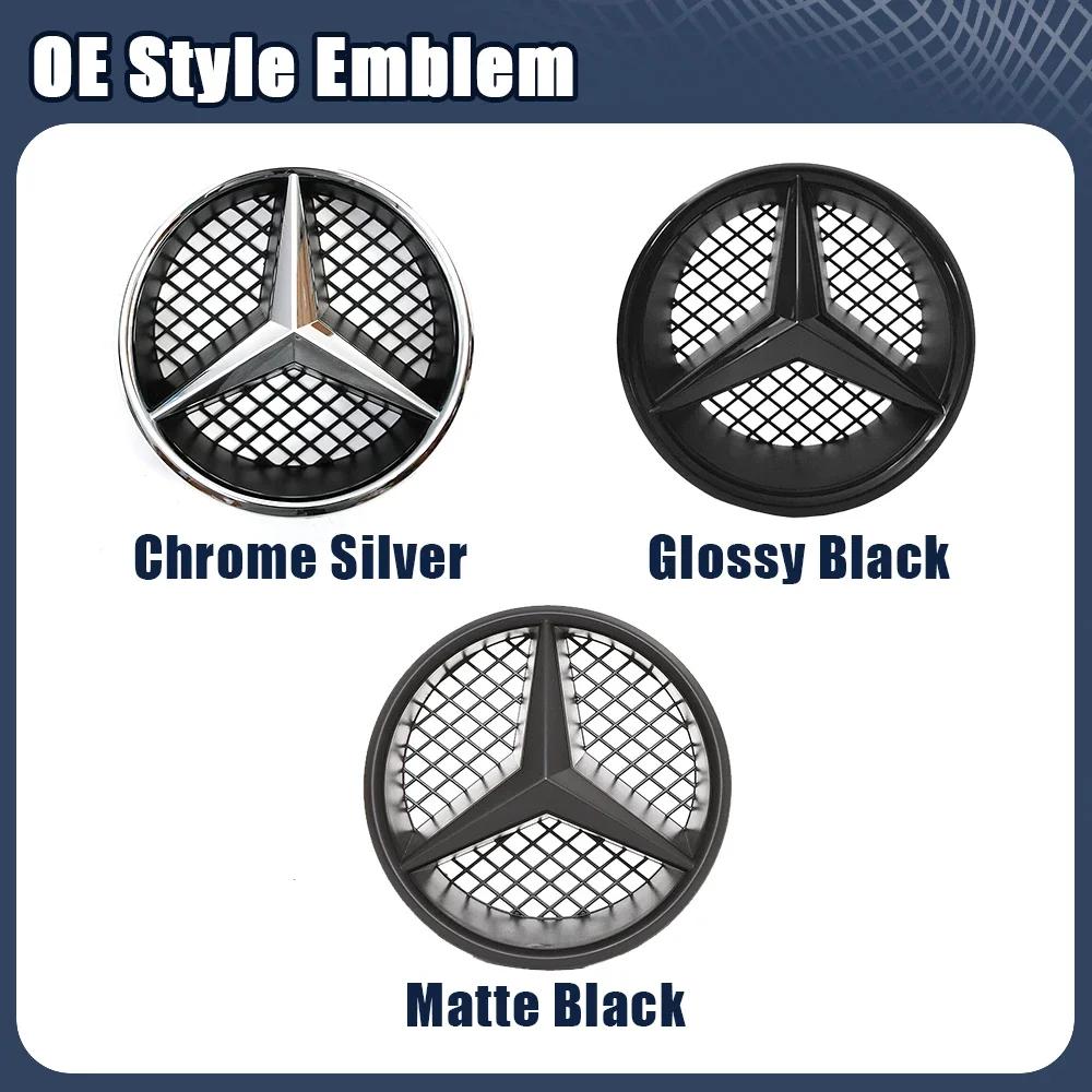 Hot Car Sticker Car Front Grill Logo Light Mirror Face LED Badge For Mercedes Benz 08-14 B-Class W245 B180 C-Class W204 C200 C25
